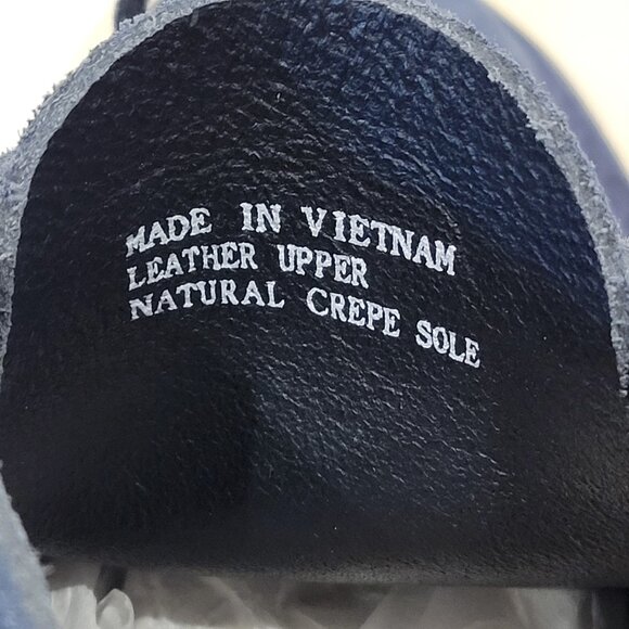 Clarks Originals Desert Boots Navy Suede Size 11.5 - Picture 7 of 12